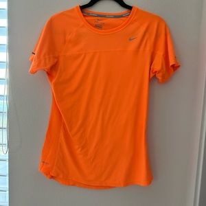 Orange Nike athletic shirt